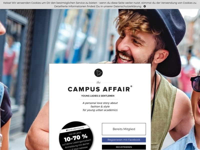 Campus Affair - Online-Marktplatz exklusiv für Studenten