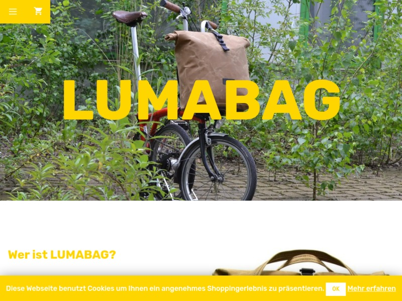 Website von Lumabag