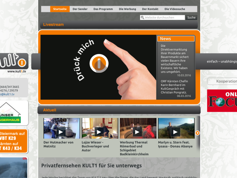 Kult1 - TV - Bad Kleinkirchheimer Sat Kabelfernsehen GmbH