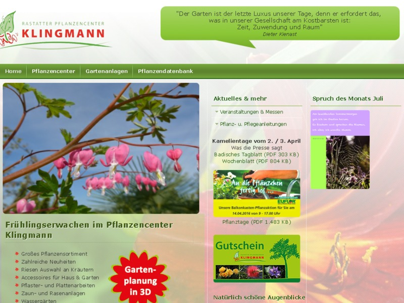 Pflanzencenter Klingmann Rastatt
