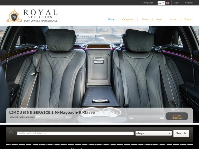 Royal Selection - luxury marketplace