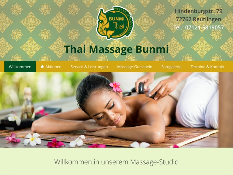 Website Thai-Massage Salon