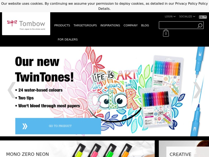 Tombow Pen & Pencil - Online-Shop für Schreibgeräte und Büroartikel
