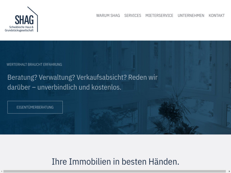 Neue Website für eine Hausverwaltung