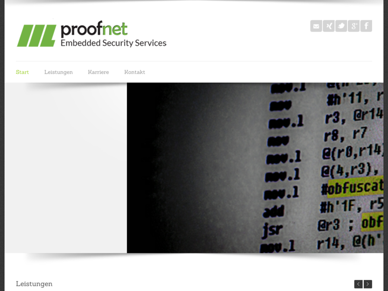 Webdesign - Proofnet
